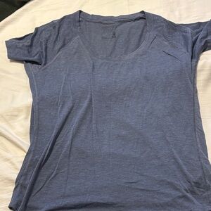 Patagonia Women's Heathered Blue Short Sleeve Tee